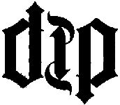 DP ambigram logo